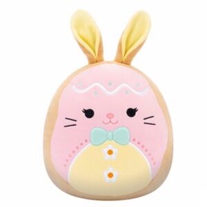 Squishmallows 12" Cookie Bunny With Pastel Pink and Yellow Icing NWOT
